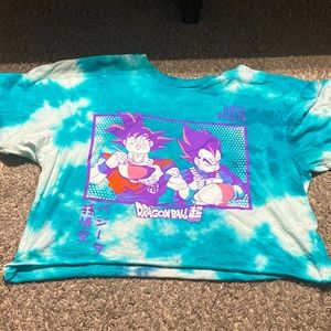 Tie-Dye DragonBallZ Crop Top